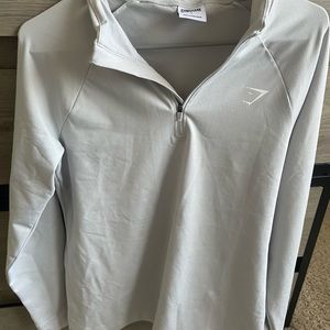 Grey Gymshark 1/4 Zip